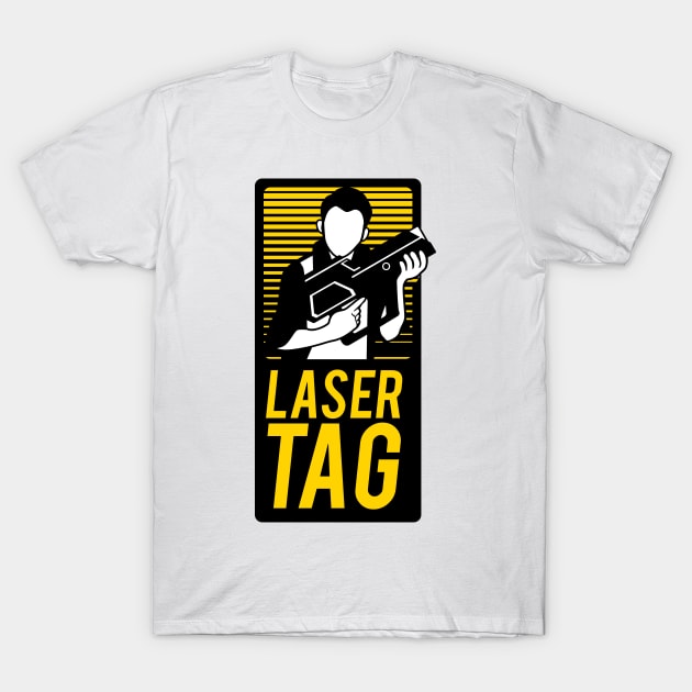 Laser Tag Sign T-Shirt by AnotherOne